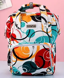 Babyhug Diaper Bag Circular Print - Multicolor