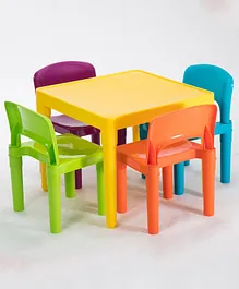 Babycenter India Table and Chairs Set - Multicolor