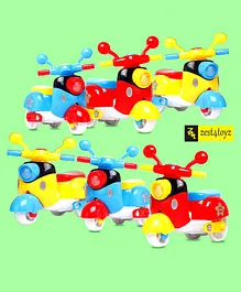 Zest 4 Toyz Friction Powered Vehicles Toys - Pack of 6 (Colour May Vary)