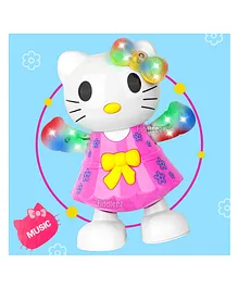 Zest 4 Toyz Bump & Go Action Musical Dancing Kitty - Pink 