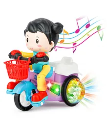 Zest 4 Toyz Stunt Tricycle With Bump & Go Action - Multicolor