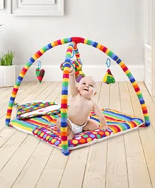 Babyhug Smiling Clown Twist N Fold Activity Play Gym - Multicolour
