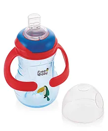Beebaby Soft Silicone Spout Sippy Cup with Handle Blue - 250 ml