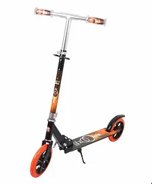 Cosmic Zoomer 2 Wheel Scooter With Stand - Black Orange