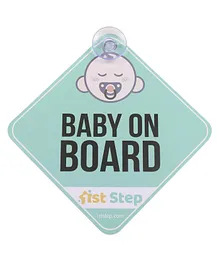 1St Step Baby On Board Sign - Blue
