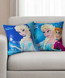 Athom Trendz Disney Frozen Theme Cushions Pack of 2 - Royal Blue