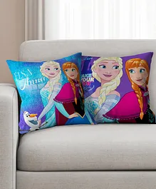 Athom Trendz Disney Frozen Print Cushions Pack of 2 - Blue