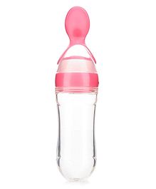 Babyhug Squeezy Silicone Food Feeder- Pink