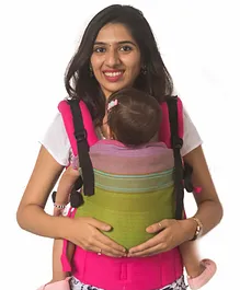 Anmol Baby Flexy Carrier with Adjustable Straps & Head Support - Antara Pink