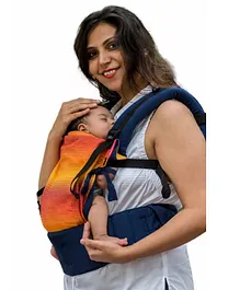 Anmol Baby Flexy Carrier with Adjustable Straps & Head Support - Navy Blue