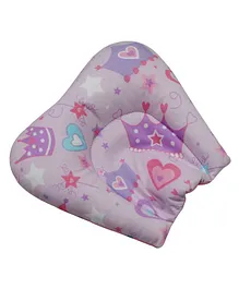 Abracadabra Reversible Cavity Neck Pillow - Purple Pink 