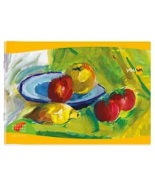 Youva Soft Bound Drawing Book with Fruit Painted Cover 56 Pages - Pack of 12