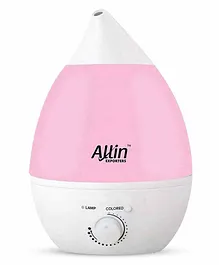 Allin Exporters Cool Mist Ultrasonic Humidifier & Mist Level Control Air Purifier Pink - 2.4 Litre