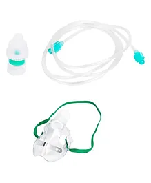 Control D Child Mask Kit With Airtube & Medicine Chamber For Nebulizer - White