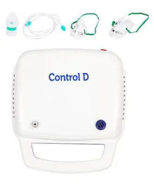 Control D Nebulizer With Child & Adult Mask - White Blue