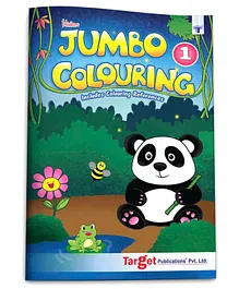 Target Publications Blossom Jumbo Creative Colouring Book A3 Size Level 1 - English
