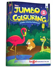 Target Publications Blossom Jumbo Creative Colouring Book A3 Size Level 2 - English