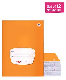 Target Small Notebooks Single Line Pack of 12 - 76 Pages Each