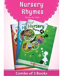 Target Publication Popular Nursery Rhymes Books Set of 3 - English