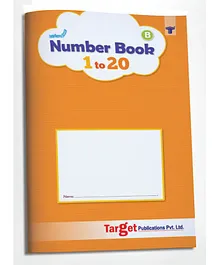 Target Publications Nurture Number Writing Books for Kids Part B - English