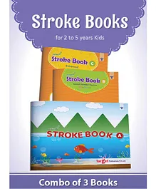 Target Publications Nurture Pattern Writing and Stroke Books Pack of 3 - English