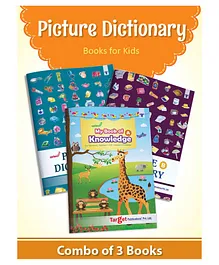 Target Publication Picture Dictionary Books Pack of 3 - English 