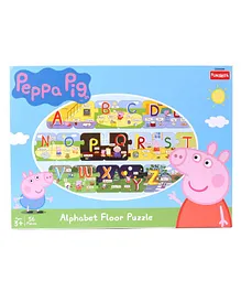 Peppa Pig Alphabet Floor Puzzle Multicolor - 56 Pieces