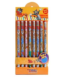 Tom & Jerry Printed Pencils Set of 8 - Multicolor