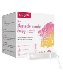 Sirona Super Plus Heavy Flow Applicator Tampons - 16 Pieces