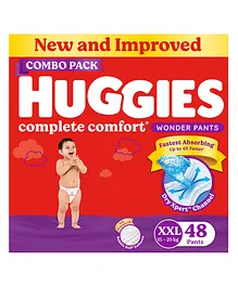 Huggies Wonder Pants Double Extra Large (XXL) Size Baby Diaper Pants - 48 Pieces