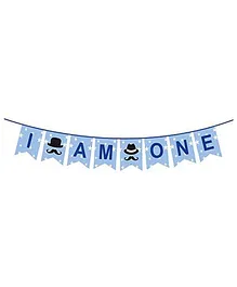 Party Propz 1st Birthday Banner - Blue