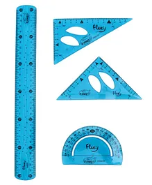 Geometry Set for Kids Pack of 4 - Blue