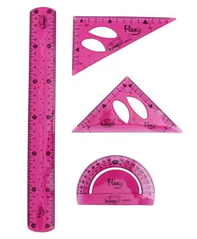 Geometry Set for Kids Pack of 4 - Pink