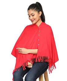 Nene Breast Feeding Multi Purpose Nursing Scarf - Red