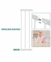 Safe-O-kid 20cm Safety Gate Extension - White