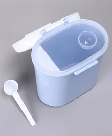 Milk Powder Container With Spoon Blue - 850 ml