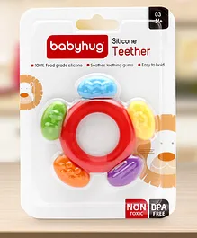 Safe Wooden Ring Baby Teether Toy Infant Teething Baby Rattle Home LC
