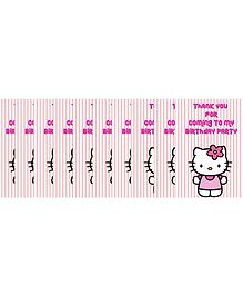 Funcart Hello Kitty Thank You Cards Pink - Pack of 10