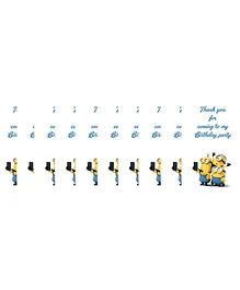 Funcart Minions Thank You Card Yellow - Pack of 10
