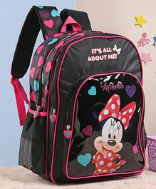 Disney Minnie Mouse School Bag Black - 14 Inches
