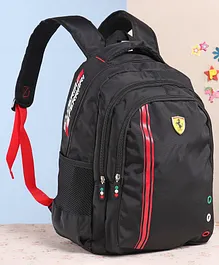 Ferrari Iconic School Bag Black - 17 Inches