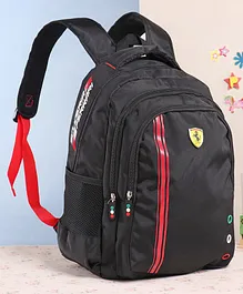 Ferrari Iconic School Bag Black - 19 Inches