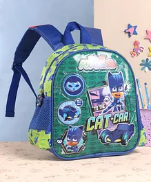 PJ Mask Cat Car School Bag Blue - 10 Inches