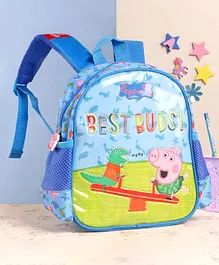 Peppa Pig School Bag Blue - 10 Inches