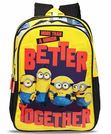 Minions School Bag - Yellow - 14 Inches