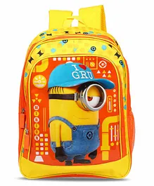 Minions School Bag - Yellow - 14 Inches