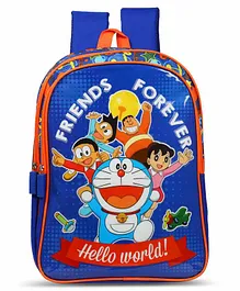 Doraemon Friends Forever School Bag - 14 Inches