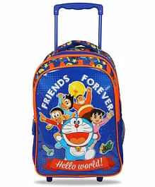 Doraemon Trolley Bag Blue - 16 Inches