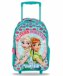 Disney Frozen Sisters Trolley Bag Blue - 16 Inches