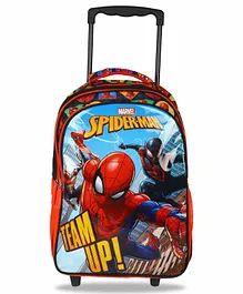 Marvel Spiderman Trolley Backpack Red - 18 Inches